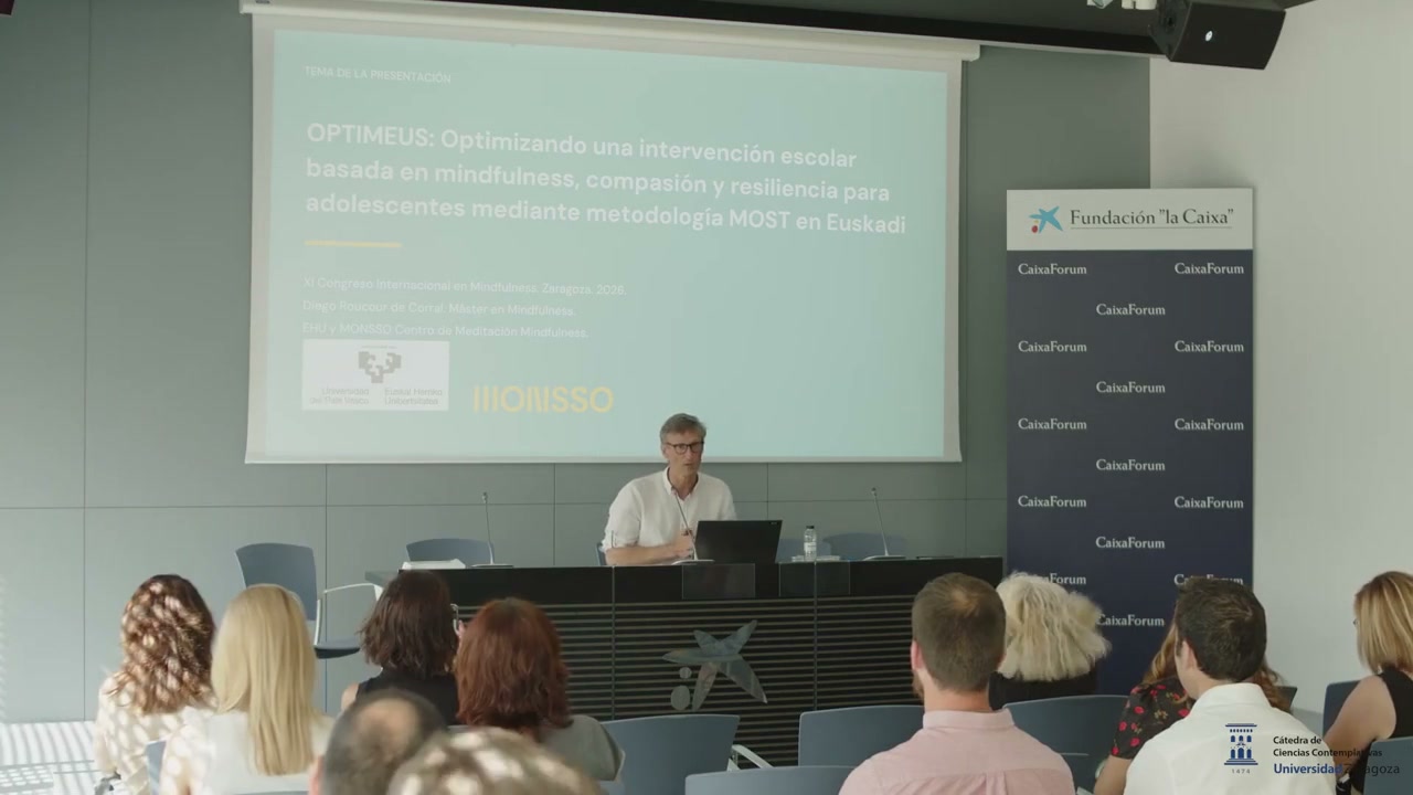 Diego Roucour presenta el proyecto OPTIMEUS en el Congreso Internacional de Mindfulness